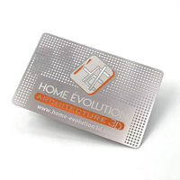 Cartes de visite en acier inoxydable gravées, cartes de visite haut de gamme plaquées avec impression typographique