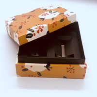 Individuelle Hochzeits-Schokoladen-Geschenkbox aus stabilem Karton, 2-teilig, für Trüffel und Pralinen, mit Logo
