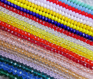 Cuentas de cristal coloridas para fabricación de joyas, abalorios de cristal de 4mm y 6mm, en oferta, precio barato de yiwu - Product Image 1
