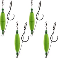 Crap Fishing EVA Float Rig avec EPS Peg Flotteurs et Crochets Bait Rig pour la pêche au leurre