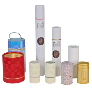 Cylinder Paper Tube Packaging Custom Paper Packaging Cardboard Box Round Tube Box With Custom Print