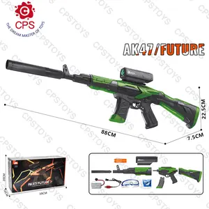 2024 Hot Selling AK 2 IN 1 Electric Gel Ball Blaster Gun Toy Automatic Toy Gun Electric Splatter Ball Gun for Kids