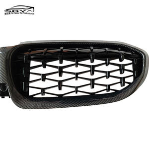 Griglia Anteriore a Doppio Rene Stile Diamante in Fibra di Carbonio per <span class=keywords><strong>BMW</strong></span> Serie 3 G20 <span class=keywords><strong>G21</strong></span> Pre LCI - Product Image 5