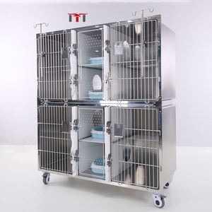 Mt Medische Huisdierenkliniek Veterinaire Behandeling Roestvrijstalen Kattenkooi Voor Dieren - Product Image 3