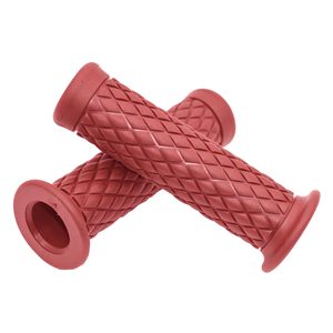 Empuñaduras de Manillar de Motocicleta Cómodas de 7/8'' (22mm/24mm), de Goma Antideslizante, Rojas, para Extremos de Manillar - Product Image 4