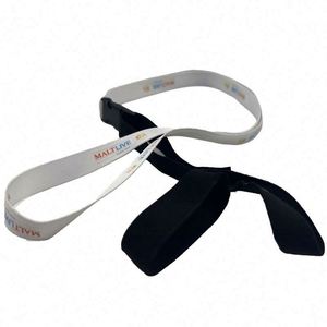 สายคล้องคอโพลีเอสเตอร์พิมพ์ลายโลโก้แบบซับลิเมชั่นสุดหรู พร้อมสายรัดข้อมือซิลิโคนสำหรับใส่ขวดน้ำ - Product Image 3