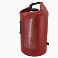 Personalizar impermeable 500D revestimiento de PVC 30L bolsa seca con asa