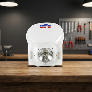 Porta fari fari a LED universali Vintage (78-88) sistema di illuminazione moto 60W bianco per posizione anteriore - Product Image 3