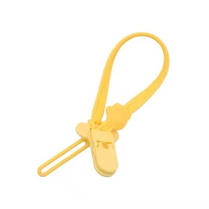 New Baby Geschenk Beißring Seil riemen BPA Free Silikon Baby Schnuller Clip Tragbare Nippel halter Beißring Spielzeug Baby zubehör - Product Image 6