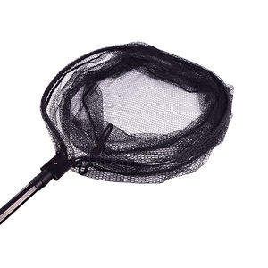 Inklapbare telescopische landingsnetstok van aluminiumlegering met opvouwbaar siliconen rubberen visnet voor vliegvisserij - Product Image 4