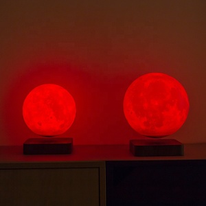 Portable RGB 16 Color LED 3D European Romantic Modern Bedroom <b>Light</b> Decoration Magnetic Floating Sunset Moon Lamp - Product Image 6
