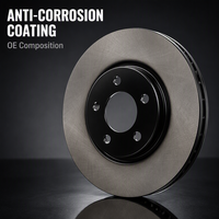 Disques de frein à faible bruit et faible poussière, haute dureté, revêtement antirouille, pièces de rechange pour NISSAN PATROL VI