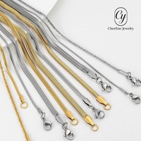 Kalung Tulang Ular Minimalis Populer, Rantai Klavikula Fashion Mewah Ringan, Bahan Stainless Steel Untuk Wanita, Grosir