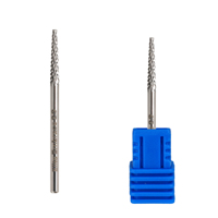 Fraise à ongles électrique en carbure pour fabricants en gros, fraise de fraisage pour le retrait du gel, embouts de perceuse à ongles en carbure 3/32''