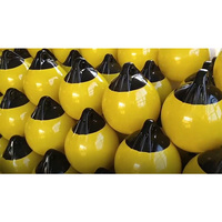 Dia250xH310mm Vert Marine Ponton Bouée Pare-chocs Boule Amarrage Gonflable Fender