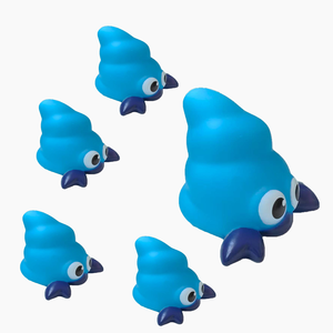 थोक शैक्षिक प्रचार उपहार खिलौना निर्माता कस्टम समुद्र तट स्वर्ग मिनी हर्मिट क्रेब स्नान खिलौने - Product Image 4