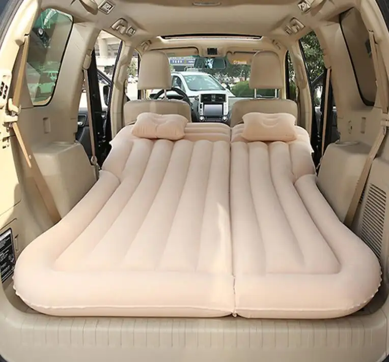 Nuovo floccaggio portatile con sedile posteriore per auto da viaggio in PVC resto del sonno materasso gonfiabile letto ad aria letto per auto