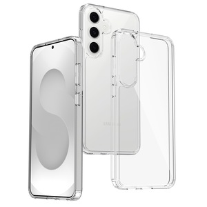 Coques de téléphone portable transparentes blanches anti-traces de doigts en acrylique à protection intégrale 360° pour Samsung S26, protection antichoc de l'objectif - Product Image 6