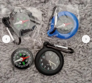 Boussole suspendue carte orientation <span class=keywords><strong>mousqueton</strong></span> crochet attache rapide pince randonnée Camping escalade sac à dos veste outil de Navigation en plein air - Product Image 5