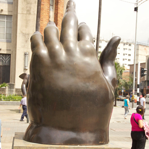 Scultura a mano grassa astratta in bronzo Fernando <span class=keywords><strong>Botero</strong></span> decorato pubblico all'aperto - Product Image 1