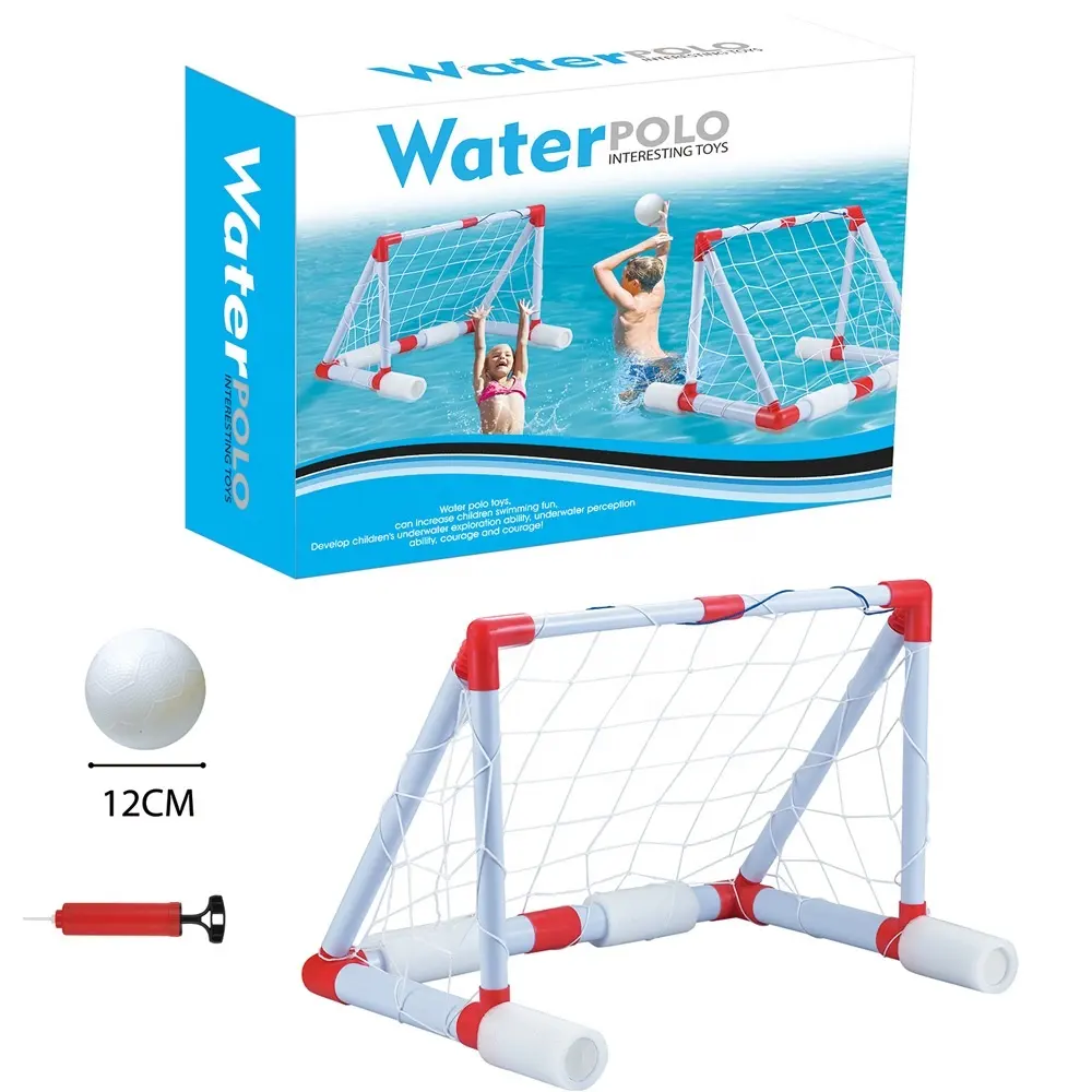 Hoge Kwaliteit Outdoor Indoor Voetbal Doel Kids Sport Spel Drijvende Dubbele Waterpolo Doel