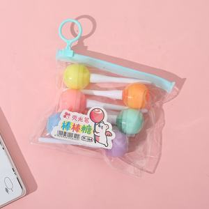 Venta al por mayor <span class=keywords><strong>pastel</strong></span> 6 color creativo mini de hielo crema resaltador conjunto - Product Image 5