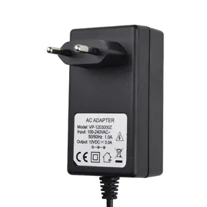 Shenzhen Factory 12v power adaptor US/EU/UK/AU Wall plugs 5v 9v 12v 1A 2A power supply adapter AC/DC power adapter