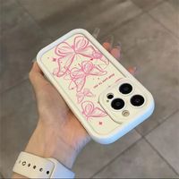 Coque de téléphone pour iPhone 15 ProMax, motif papillon rose, en TPU souple, avec protection intégrale anti-chute et anti-traces de doigts