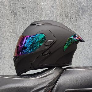 Casco de Motocicleta Unisex, Elegante, de Alta Calidad, Nuevo Estándar, con Doble Visera, para Scooter Eléctrico, ABS, Modular, de Carreras - Product Image 2