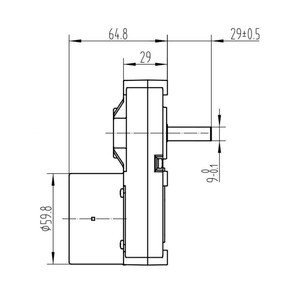 Moteur de <span class=keywords><strong>tarière</strong></span> GF-BL60 DC24V 10RPM pour équipement de restauration - Product Image 3