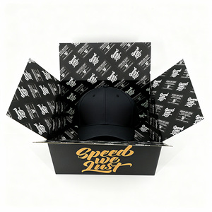 Custom Luxury Black Baseball <strong>Hat</strong> Boxes Embossing Matt Lamination Uv Coating Cowboy <strong>Hat</strong> Shipping Boxes <strong>Large</strong> Foldable Cap <strong>Hat</strong> <strong>Box</strong> - Product Image 4