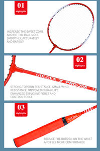 Raquetas डे बैडमिंटन raket bulutangkis 88 बैडमिंटन रैकेट शुरुआत के लिए - Product Image 3