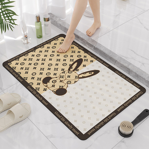 Dễ Thương Tắm Mat Siêu Thấm Không Trượt Diatom Bùn Phòng Tắm Thảm Nhanh Chóng Làm Khô Tắm Tùy Chỉnh Mat Nhà Bếp Lối Vào Cửa Thảm - Product Image 4