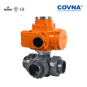 Válvula de Bola Eléctrica Motorizada COVNA de PVC UPVC Ip68 de 3 Pulgadas Dn80 y 4 Pulgadas para Aire, Gas, Líquido y Agua, para la Industria Alimentaria y Química - Product Image 4