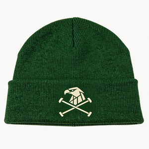 Knitted Winter Beanie <b>Hat</b> with Custom Embroidery Logo Cuffed Skull Cap <b>Warm</b> OEM Acrylic Vietnam Factory Streetwear Style - Product Image 3