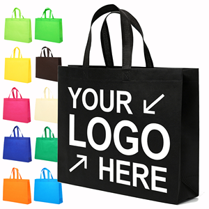 Wholesale Colorful Business Advertising Logo Shopping Bag Custom Non Woven <b>Handbag</b> - Product Image 1