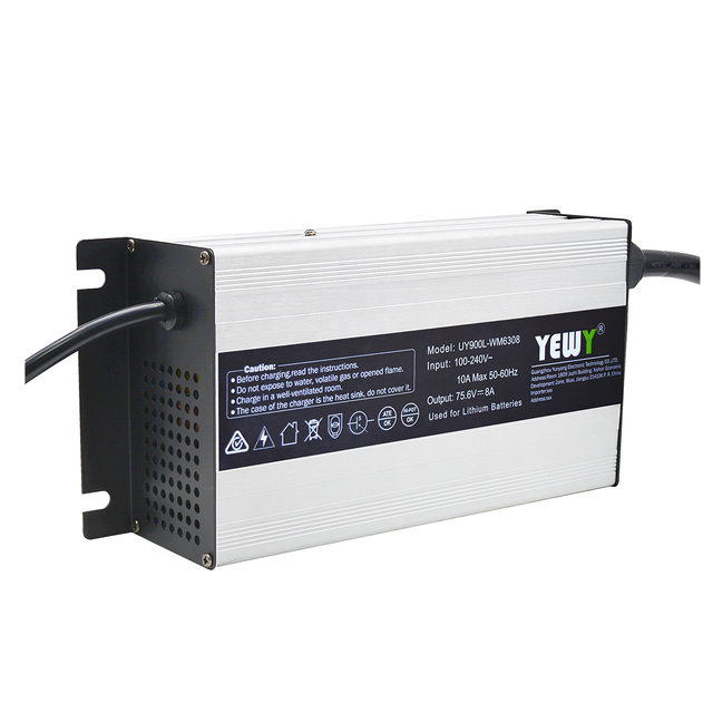 Waterproof 900W Electric Li-on Lifepo4 Battery Charger with AC Input for 12V-72V