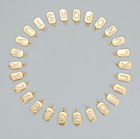 Vente en gros de pendentifs lettres en or massif 14k moissanite a-z 26 lettres pendentifs colliers bijoux pour femmes
