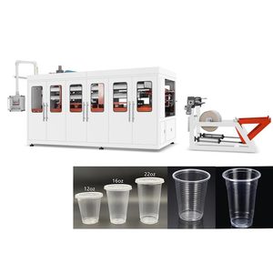 אוטומטי פלסטיק מנות thermoforming מכונה קו עבור פלסטיק כוסות - Product Image 1