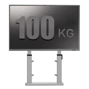 حامل أرضية تلفزيون بمحرك قابل للتعديل بارتفاع <span class=keywords><strong>75</strong></span> بوصة-، جهاز تحكم عن بعد عن بعد ، حامل أرضية تلفزيون بمحرك للمنزل - Product Image 1