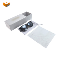 Tiroir d'emballage de lunettes de soleil en carton blanc personnalisé imprimé de votre marque pour l'emballage de lunettes