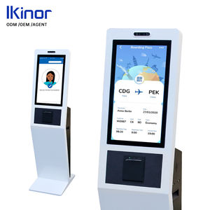IKinor Écran tactile Android 11 de 32 pouces avec paiement en ligne en libre-service, <span class=keywords><strong>lecteur</strong></span> de cartes et <span class=keywords><strong>lecteur</strong></span> de codes QR - Product Image 1