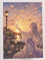 Puzzle personnalisé à thème de bande dessinée, 500 pièces, avec illustrations imprimées sur mesure, pour la vente sur les réseaux sociaux (OEM & ODM)
