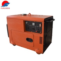 8KW 10KVA 1/3 phase Super Silent Air-cooling Dynamo Power Generation Mini Générateur Diesel Portable
