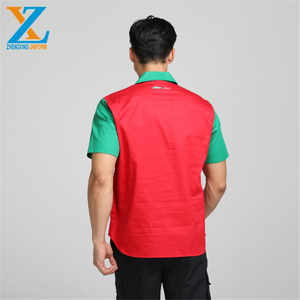 <span class=keywords><strong>Traje</strong></span> de trabajo del personal de la empresa Combinación de colores Tela Bordada Imprimir Hombres Camisas DE TRABAJO Logotipo personalizado - Product Image 2
