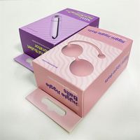 Emballage en papier de type suspendu de luxe personnalisé petit jouet sexuel brillant à lèvres sous-vêtements boîtes en papier cosmétiques boîtes