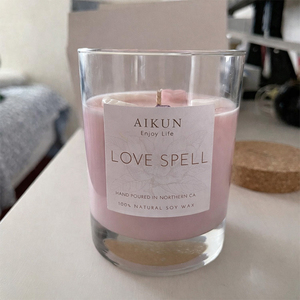 Bougie parfumée longue durée personnalisée AIKUN avec logo et emballage sur mesure pour mariage, anniversaire, fête, cadeau de fête, décoration. - Product Image 3