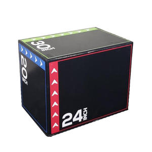 Caja de Salto Pliométrica 3 en 1 de Espuma de Alta Densidad con Cubierta de PVC Antideslizante, Caja de Ejercicio Resistente para CrossFit y Gimnasio - Product Image 2