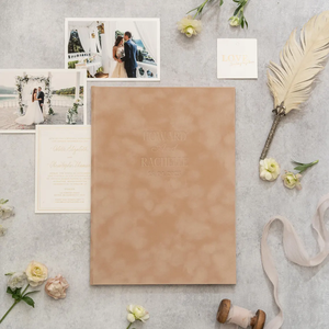 Porta Certificados de Boda de Lujo con Estampado de Lámina <span class=keywords><strong>Personalizado</strong></span>, Carpeta de Documentos Suave de Terciopelo, para Recuerdos de Eventos de Recepción de Matrimonio - Product Image 1
