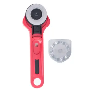 Hot Selling Rotary Fabric Cutter Quilting Cutter Tools Sharp Blade 45mm Fabric Rotary Cutter